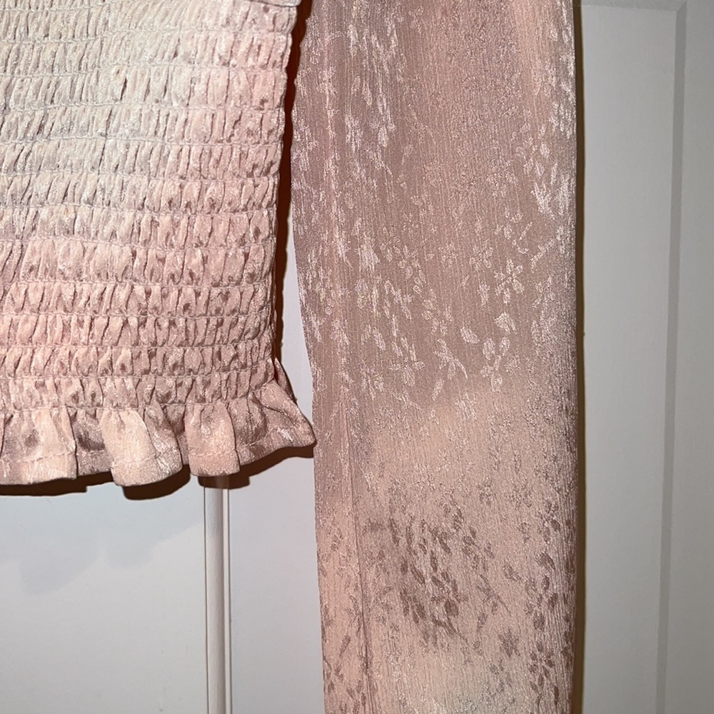Leith long sleeve scrunched top - Picture 4 of 5